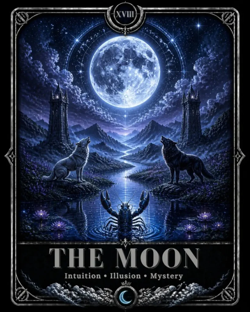 księżyc tarot